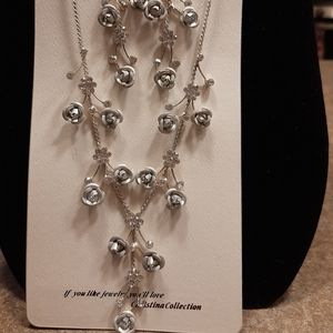 Christina Collection necklace and earrings.  Brand new.